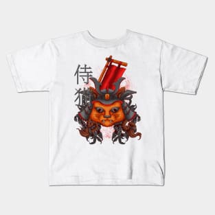 Shogun cat Kids T-Shirt